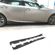 Lexus IS300/IS350/IS F Sport Carbon Fiber Side Skirts 2013 - 2019 - Black - Rear bumper - Carbon Fiber product image 1